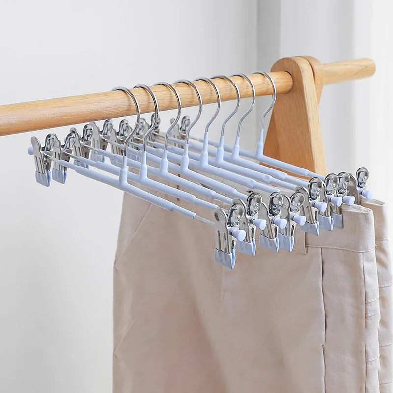 Removable Clip Durable Pants skirts jeans Anti slip Drying Hangers