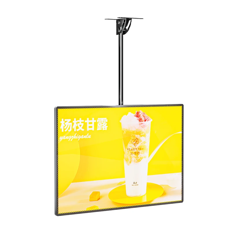 LED 슬림 스냅 프레임 라이트 박스 조명 포스터 디스플레이 백라이트 메뉴 보드 레스토랑 카페 상점 벽걸이 광고판