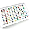 20/30/50/100pcs Rings For Women Silver Plated Multicolor Crystal Zircon Stone Fashion Jewelry Party Gift Wholesale Lot 3