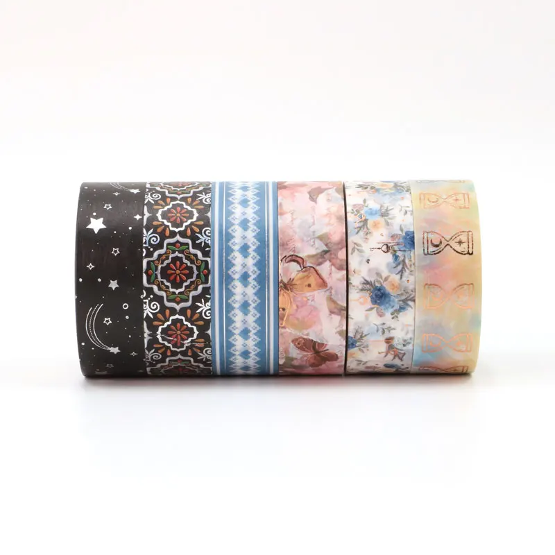 high quality bulk printed washi tape and foil washi tape for wholesale