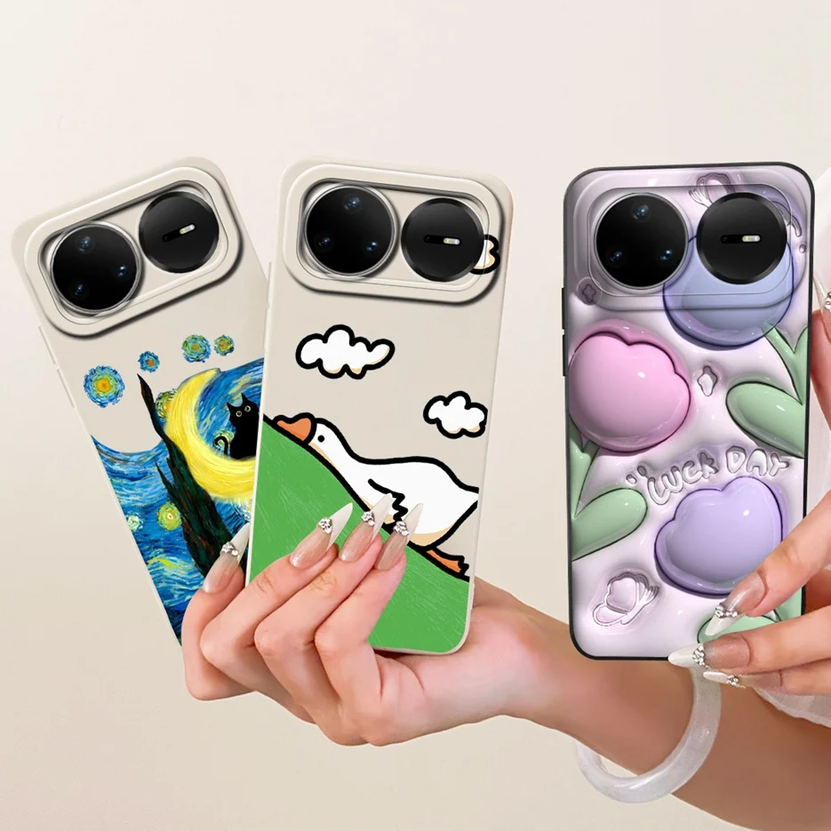 Cute Dog & Panda Cartoon Soft TPU Phone Case Cover - For Huawei Nova 15 Pro Ultra 5G