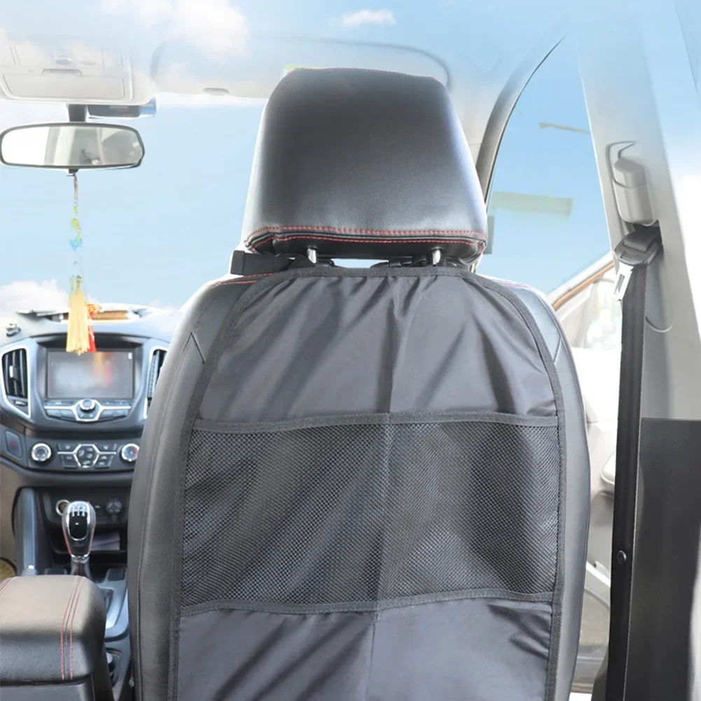 Car Seat Protector Car Seat Organizer Car Seat Back Cover Protector Waterproof Anti Kicking Pad Organizer for Kids Pet Multifunctional Car Seat Storage Bag