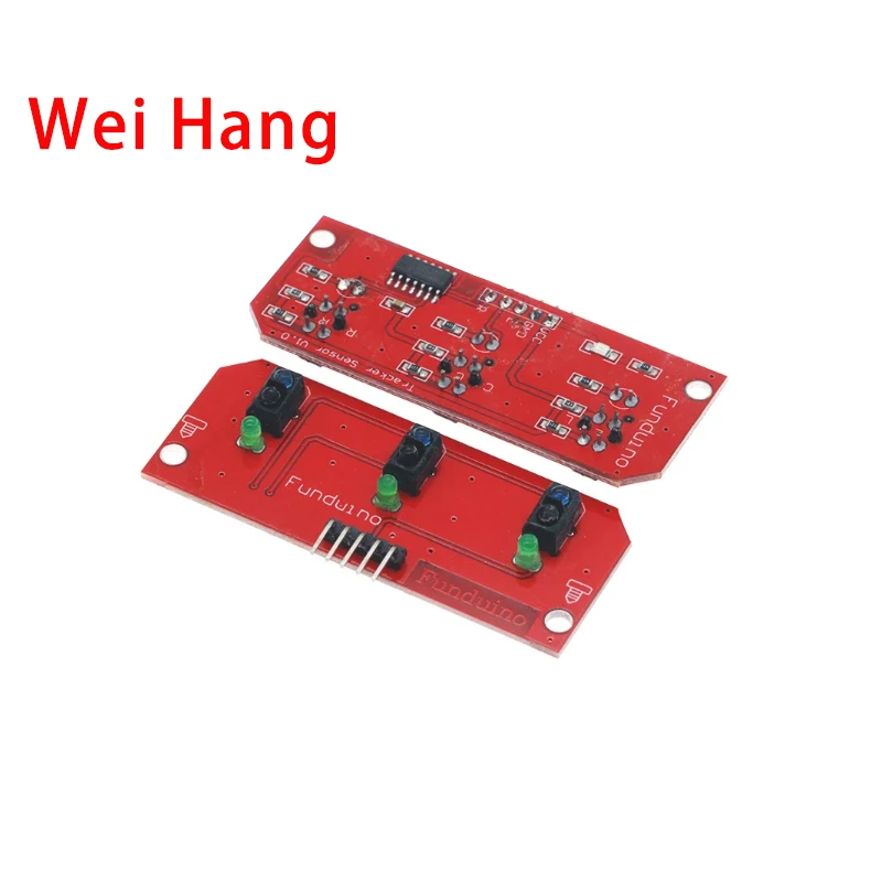 Modulo Sensore Tracker Linea Infrarossi Dc 5V 3 Canali Uscita Rilevatore Trio Sensore Tcrt5000