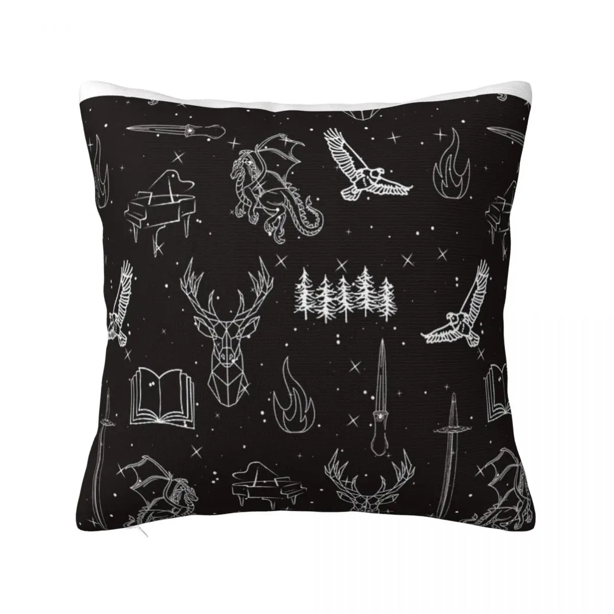 

Throne Of Glass Pattern Pillows Home Decor Items Cushions For Living Room Pillow Case Pillow Cover