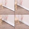 8Pcs 1:6/1:12 Dollhouse Miniature Accessories Molding Wood Trim Skirting Line Wall Panel Waist Lines White Baseboard Top Line 3