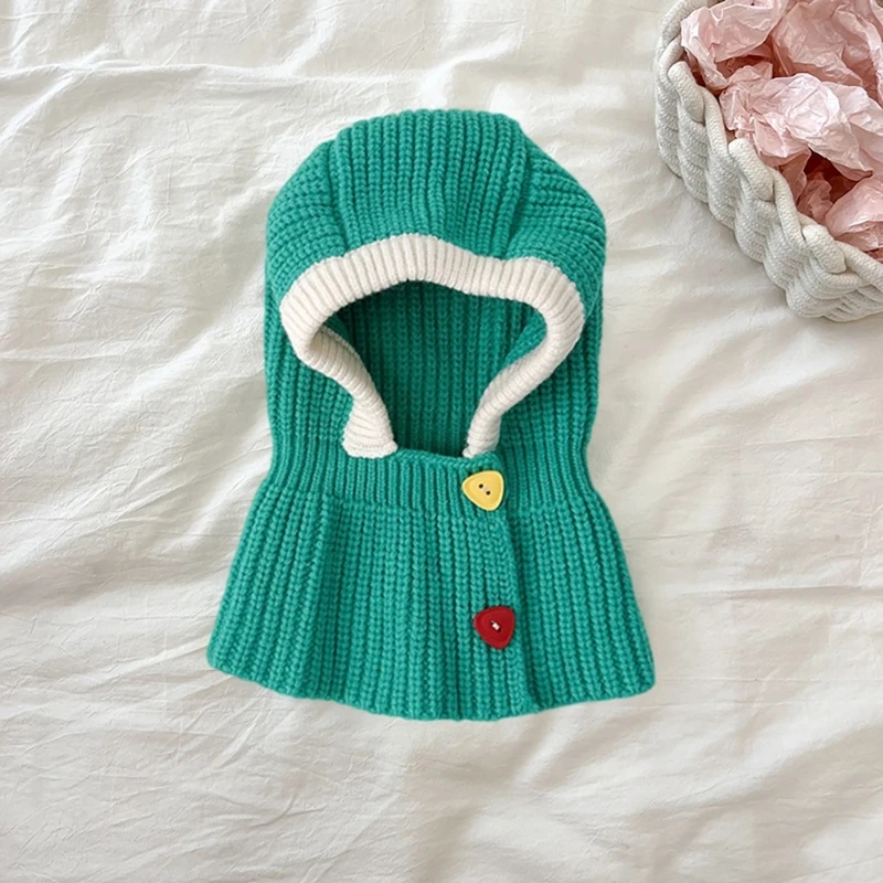 

Earflap Hat for Baby Boy Girl Baby Bonnet Cap Scarf Newborn Baby Infant Crochet Knitted Hat Scarf Winter Warm Hat G99C
