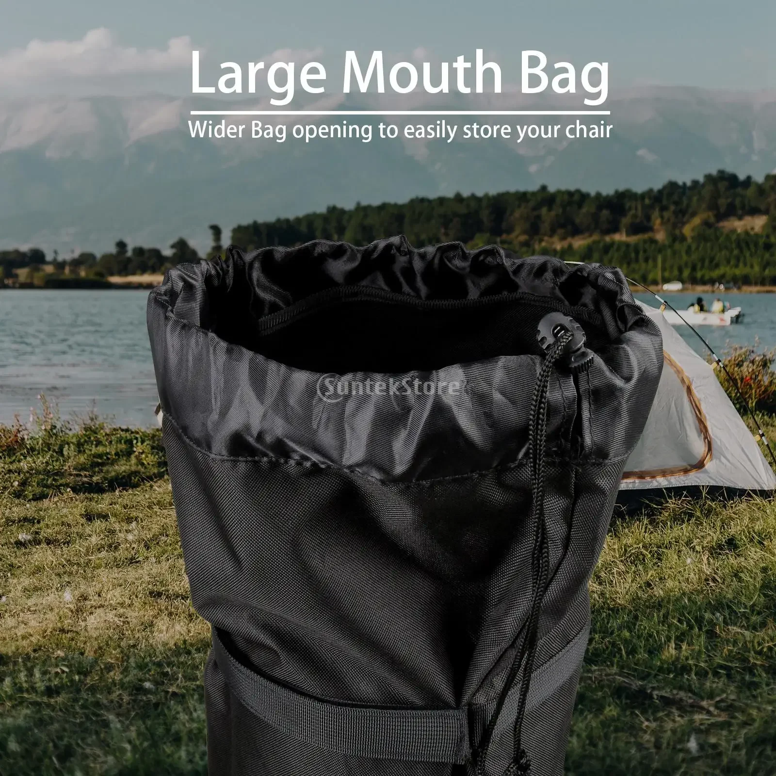 Replacement Bag Folding Chair Camping Large Mouth Bag Beach Storage Fishing Lightweight Outdoor Heavy Duty Carry For Travel Folding Camping Chair Folding Chair