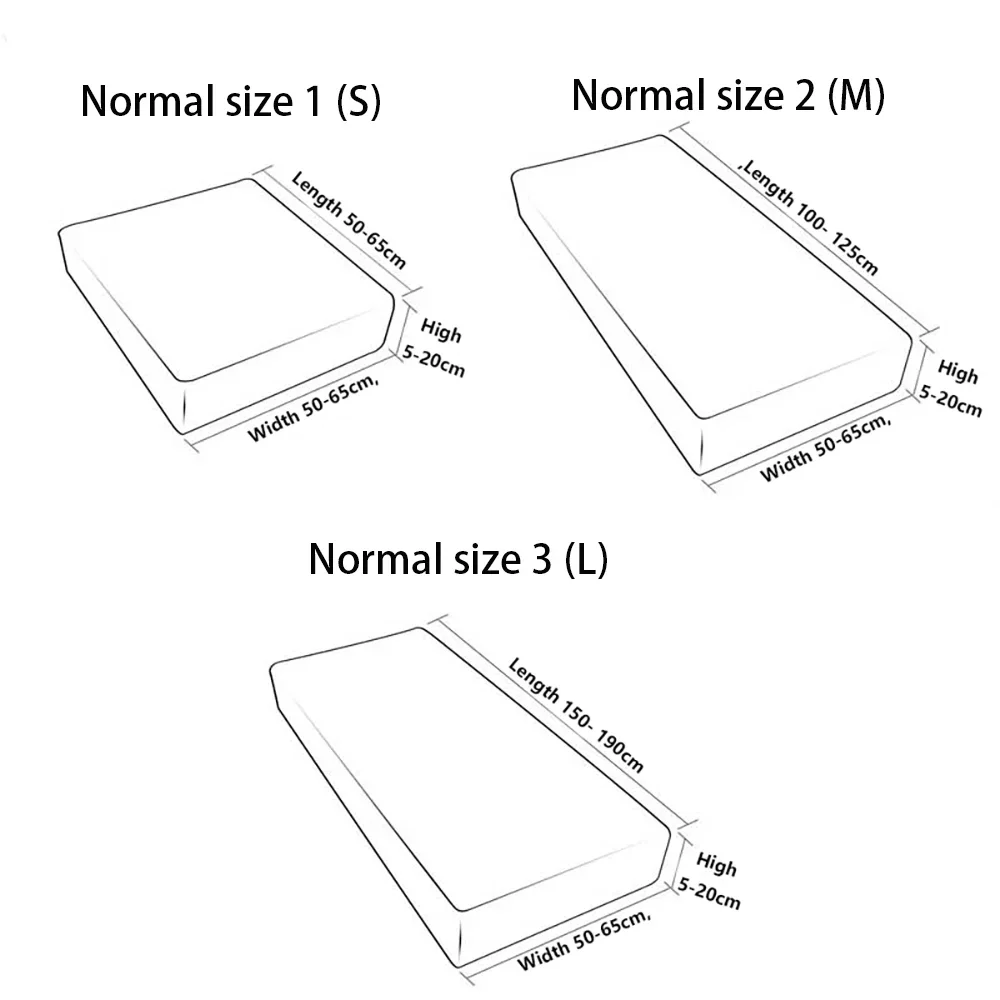 Elastischer Sofabezug für Wohnzimmer Jacquard Einfarbiger Sofa-Sitzbezug Grau Waschbarer Sitzkissenbezug Möbelschutz Ecksofa – Detail 4