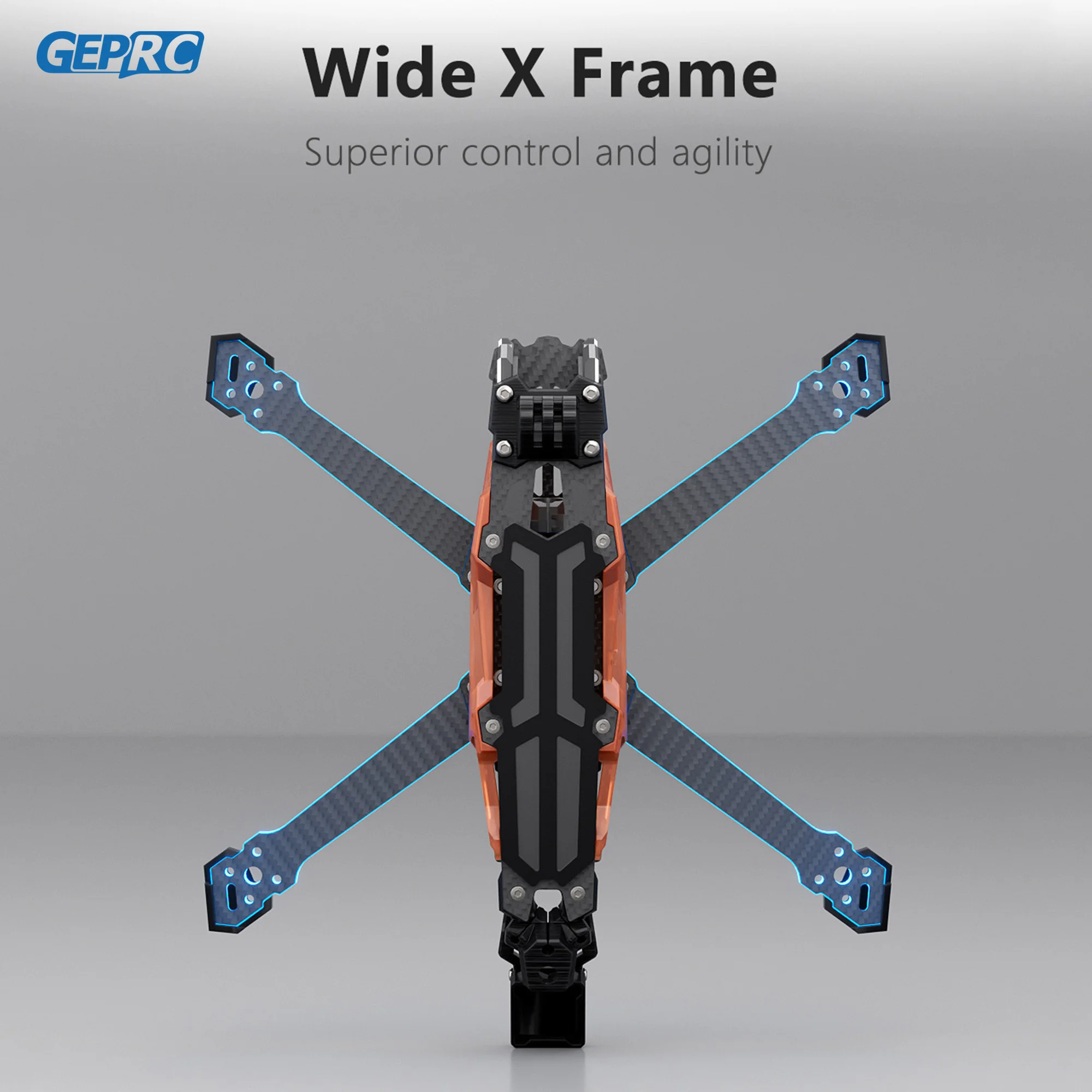 GEPRC GEP-Vapor-X Frame Suitable Vapor-X O4 5 6Inch Drone Carbon Fiber RC FPV Quadcopter Helicopter Replacement Accessories Part thumbnail 3