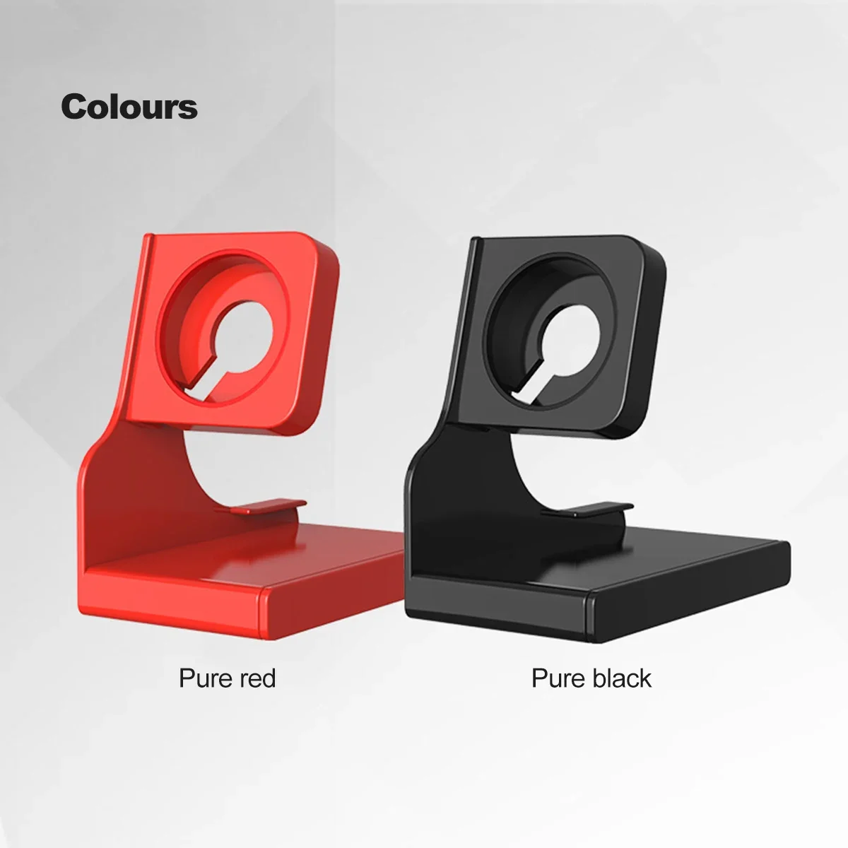 Silicone Charger Stand for Apple Watch Ultra 2 Series 9 8 7 6 5 4 3 2 SE Bracket For IWatch Night Dock Charging Desktop Holder
