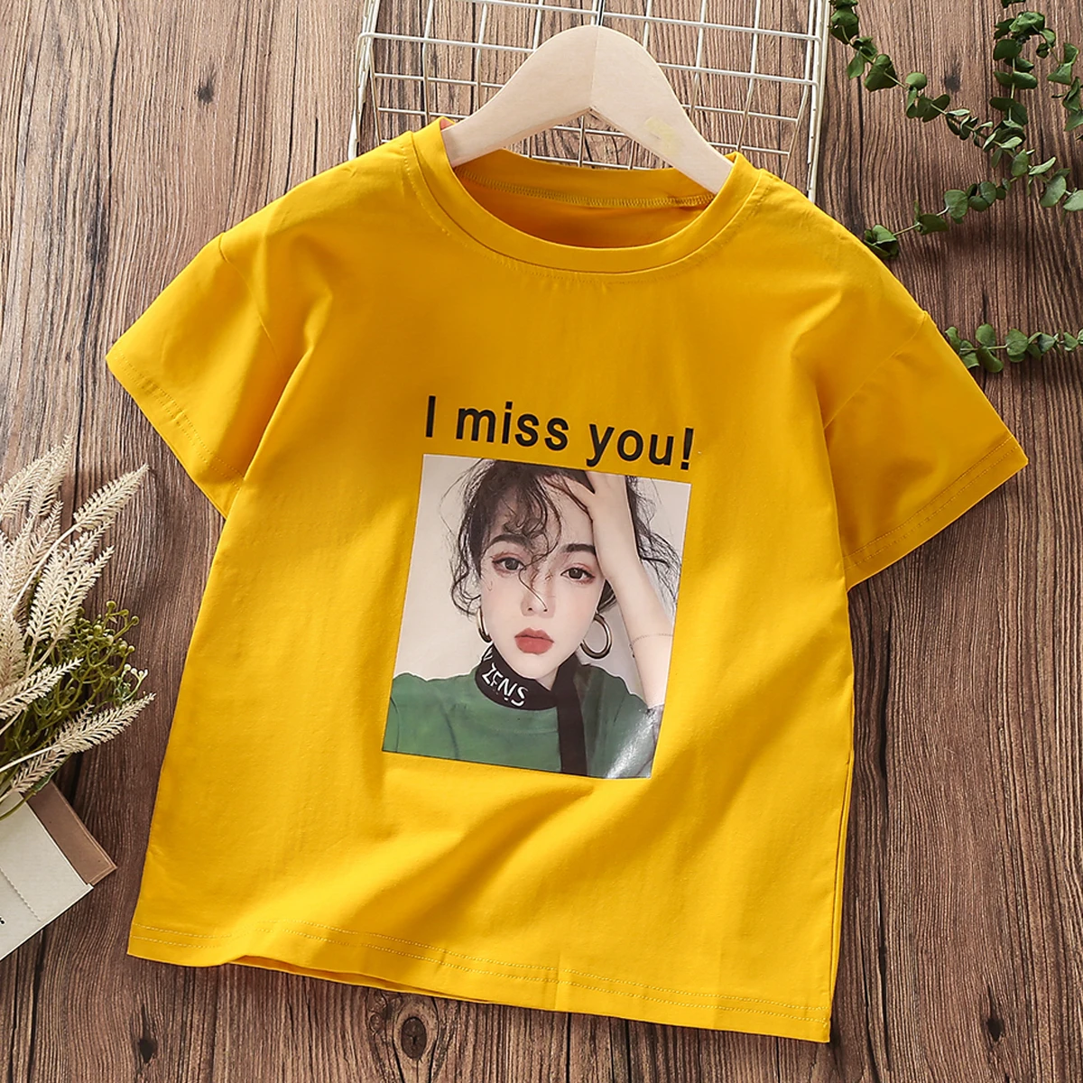 

New Summer Girls T-shirt Teenagers White Cotton Tops Short Sleeve Kids Shirts Outfits Baby Children Costumes 6 8 10 12 13 Years