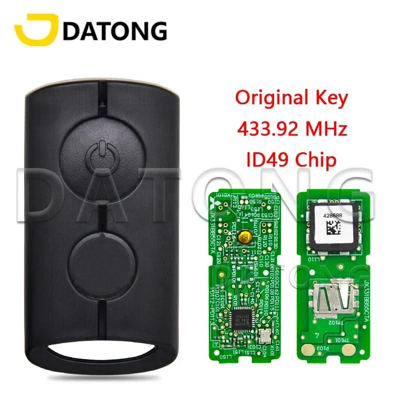 

Datong World Original Motorcycle Remote Control Key Fit For YAMAHA XMAX XMAX300 NVX NVX155 AEROX JAUNS QBIX ID49 Chip 433.92MHz