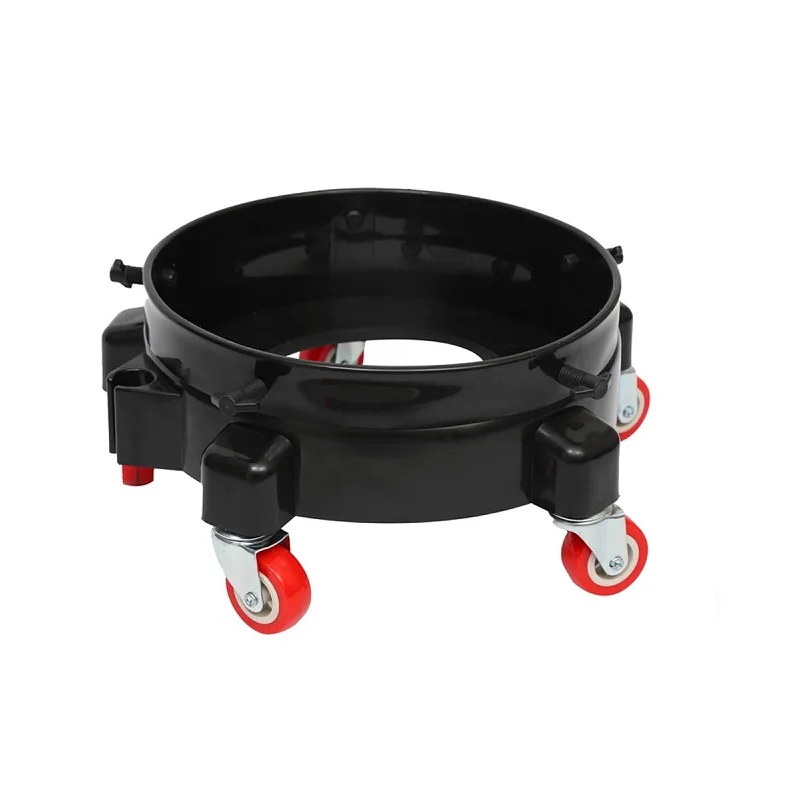 Car Wash Bucket Removable Rolling 360&deg; Turning Swivel Caster Detailing Kit with Wheels Storage Insert Locking Casters