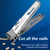 TJ SEGA Professional Nail Clipper Trimmer Cutter Robot Style New Process Power and Beauty Thick Hard Toenail Fingernail Scissors 6