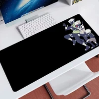 Large Gaming Mousepads N-narutoS Kakashi Hatake Computer Soft Mousepad 900x400 Desk Pads For PC Keyboard Mats non-slipTable Rug 1