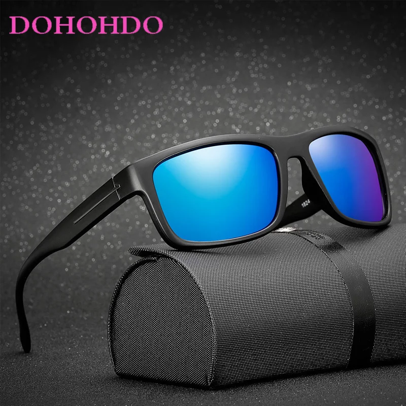 

Солнцезащитные очки DOHOHDO поляризационные для мужчин и женщин, летние квадратные солнечные очки, спортивные, брендовые дизайнерские, 5 цветов