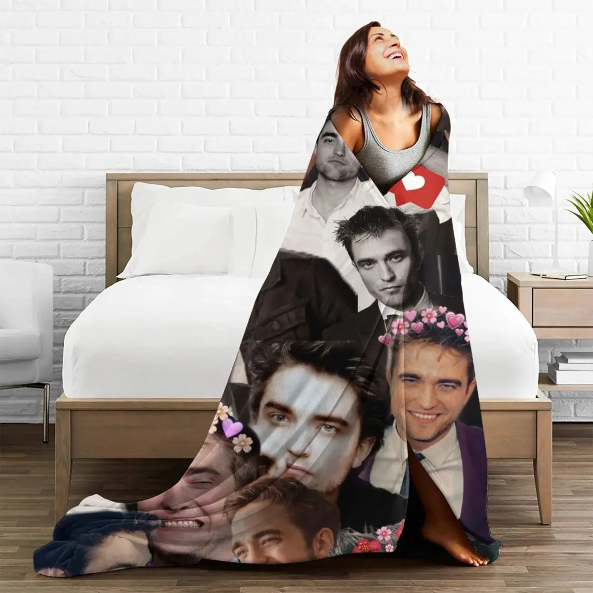 Robert Pattinson Flannel Blanket The Twilight Saga Movie Edward