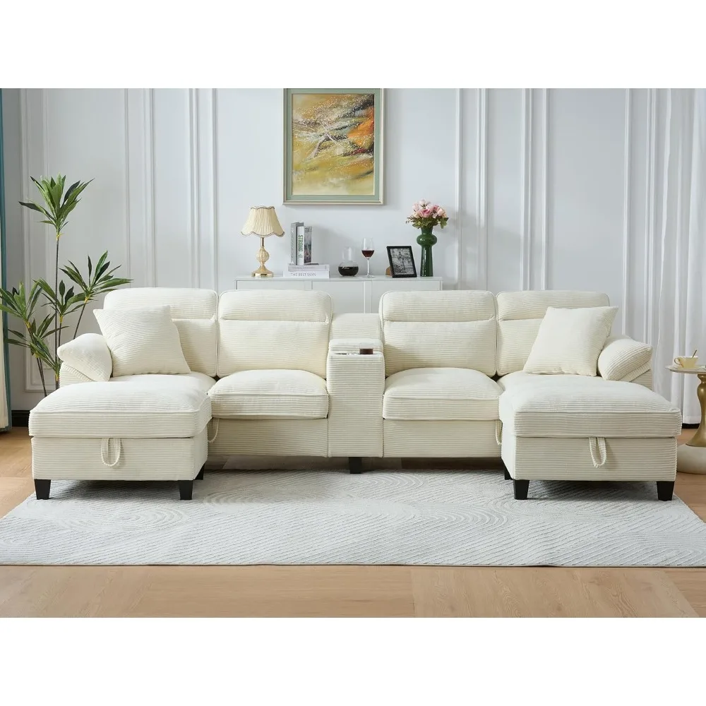 GUANGBAI U Shaped Cloud Couch image 1
