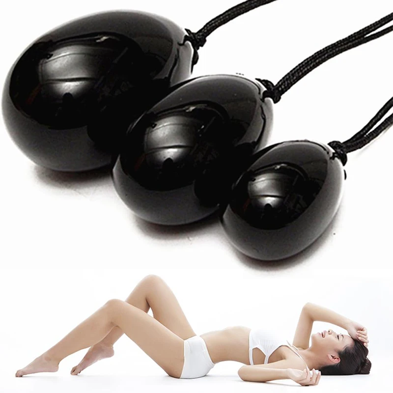 

Egg Stones Eggs Jade Stone Tightening Vaginal Crystal Ball of Women Crystal Chakra Healing Yoga Exercise Eggs to Train Muscles