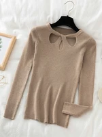 2026 Fashion Hollow Out Women Sweaters Spring Autumn Tops Slim Women Pullover Knitted Sweater Basic Solid Jumper Soft Warm Pull - Image 6