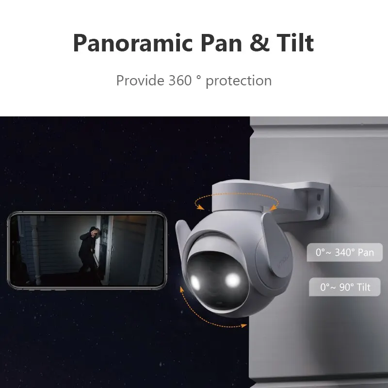IMOU 순양함 2 3MP 5MP Wi-Fi 야외 보안 카메라 AI 스마트 추적 인간 차량 감지 IP66 나이트 비전 양방향 토크