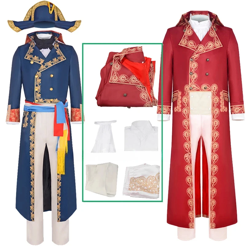 

2023 Napoleon Cosplay 18 Th 19th Century Retro Costume Medieval Court Cosplay Uniform Suit Party Role Play Knight clothing