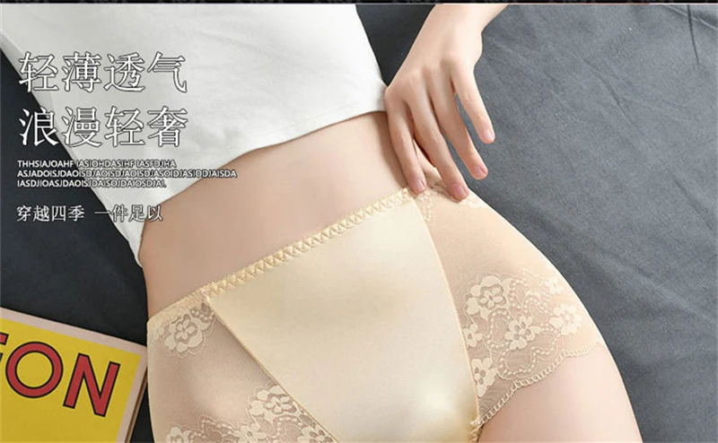 Lenceria mujeres sexi shoop frauen unterwäsche Spitze satin lencerias sexy weibliche dessous aushöhlen ropa innen plus größe höschen – Detail 1