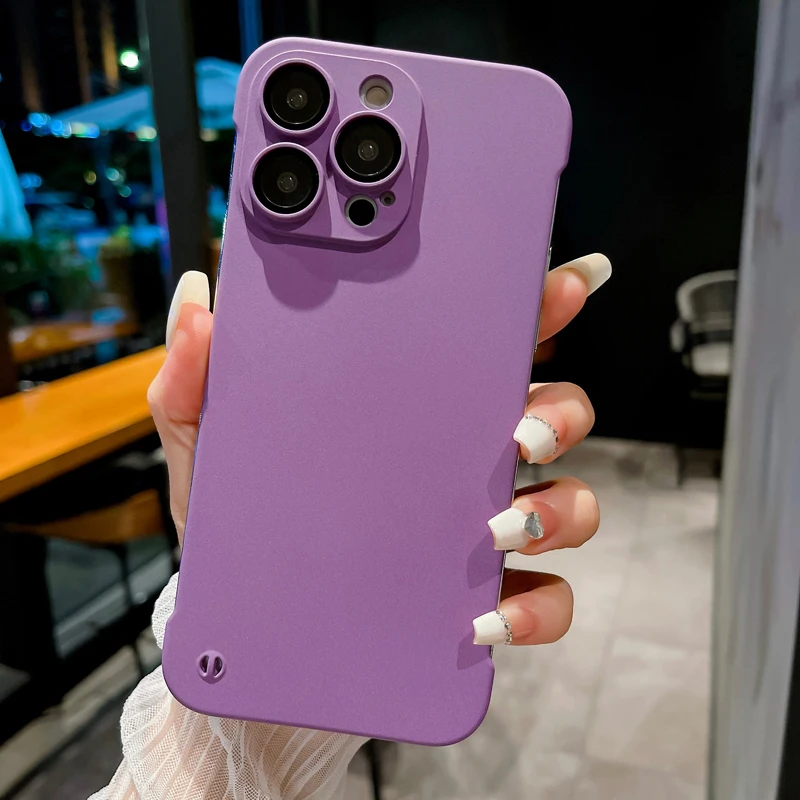 Premium Luxury Dopamine Colors Per Iphone 15 14 13 12 11 Pro Max Plus Scrub Skin Anti Fingerprint Glass Lens Protecto Phone Case