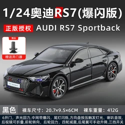 Diecast Metal Miniature Sportback Toy Car with Sound & Light (Black no box)