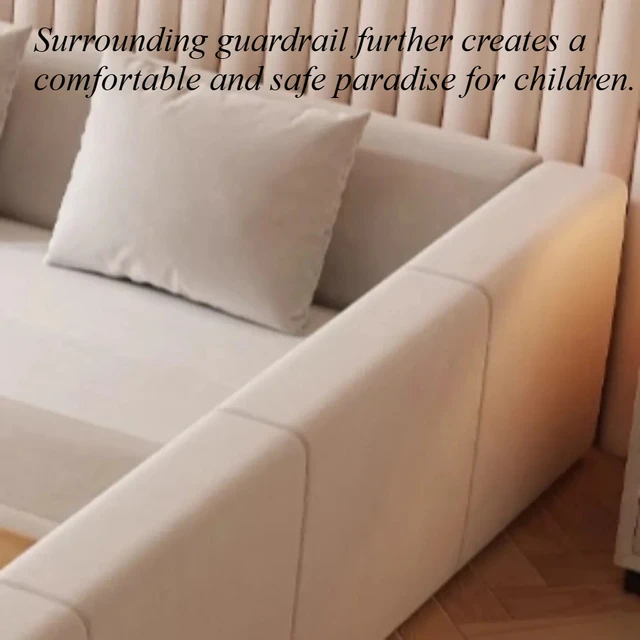 80cm 180cm multifunctional bed multi-person tatami bed child safety guardrail rebound bedside camas de casal bedroom accessories 4