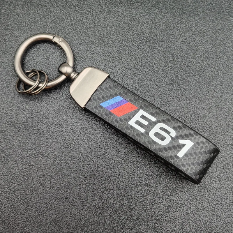 2024 Carbon Leder Schlüssel ring Mann Frauen Luxus Auto Schlüssel bund für BMW E46 E90 E39 E60 E36 E30 E61 E91 E92 E87 Schlüssel bund Zubehör