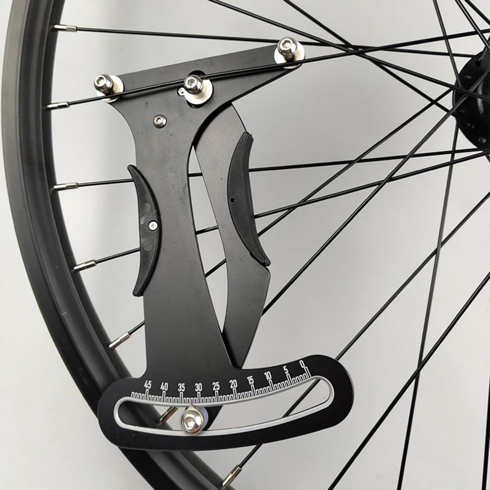 Lightweight Bike Wheel Spokes Checker Indicator Aluminium Alloy Bicycle Spoke Correction Tool Accurate Repair Tool Supplies
