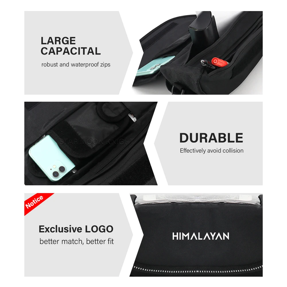 Motorcycle Accessories Handlebar bag Waterproof Bag Fit For Himalayan Storage Travel Tool bag Handle Bar Bags motorcycle bag