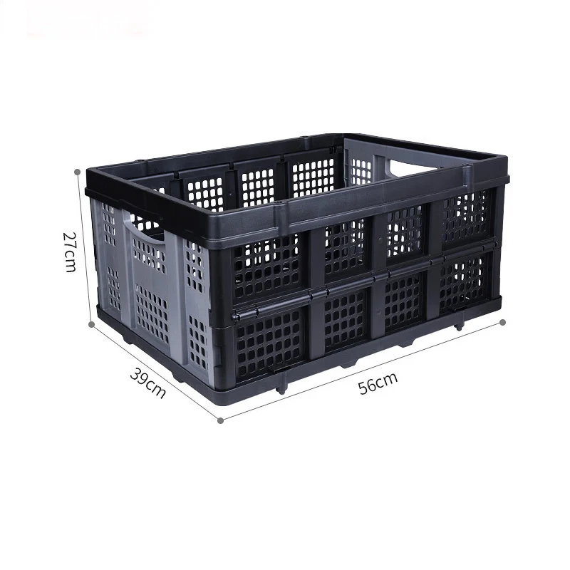Foldable Toy Storage Basket Trunk For Home Shopping Basket Basketball Hoop Laundry Portable Pp Car-Mounted Box