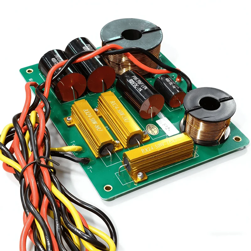 MW Audio F12 12" Full-Range-Lautsprecher-Frequenzweiche, Präzisions-2-Wege-Frequenzteiler für professionelle Bühnen-/PA-Systeme – Detail 3