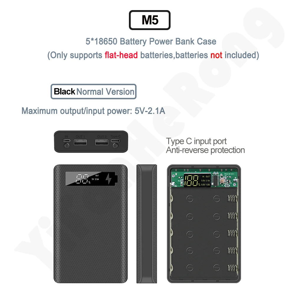 Power Bank Case 5V 2A 