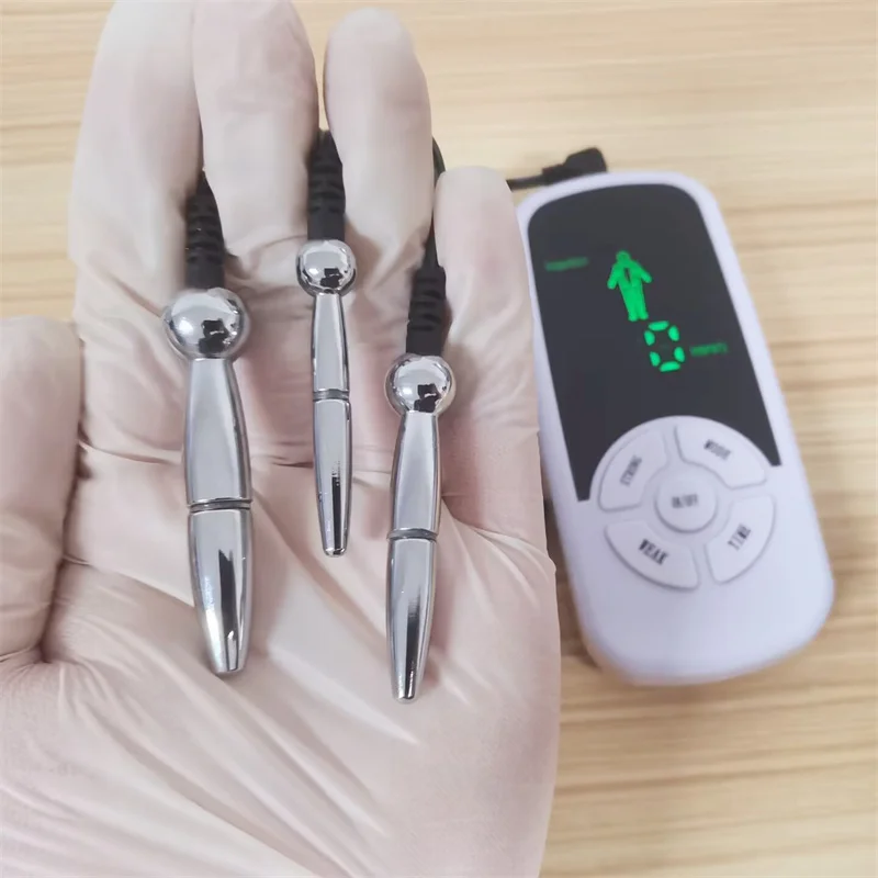 Metal Penis Plug Urethral Dilator Sounding 6 Modes Electric Shock Adult Sex Toys For Men Gay Horse Eye Stimulation Masturbation