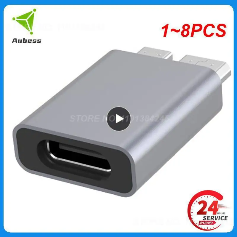 

1 ~ 8 шт. Адаптер C на Micro B USB3.0 Тип C «мама» на Micro B «папа» Быстрая зарядка USB Micro 3,0 на Type C супер скорость для hdD