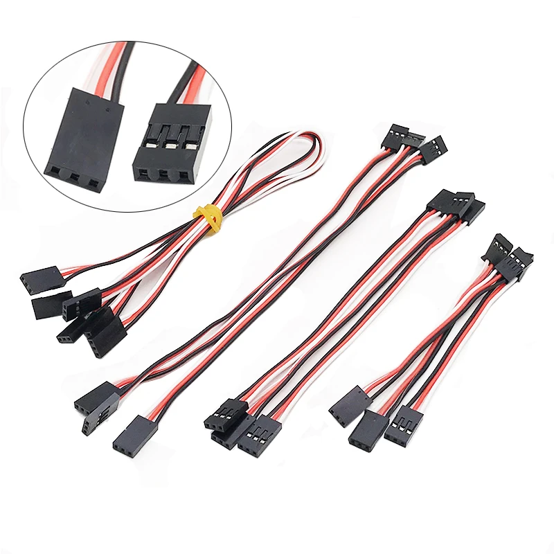10pcsServoCableMaletoMaleServoExtensionLeadCablesRCTouchWire100mm200MM300MM.jpg