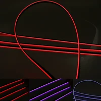 35/75/110cm RGB 64 Colors Acrylic Strip Car LED Ambient Light Parts Replacement Accessories (4 wires 4 pins) - Image 2