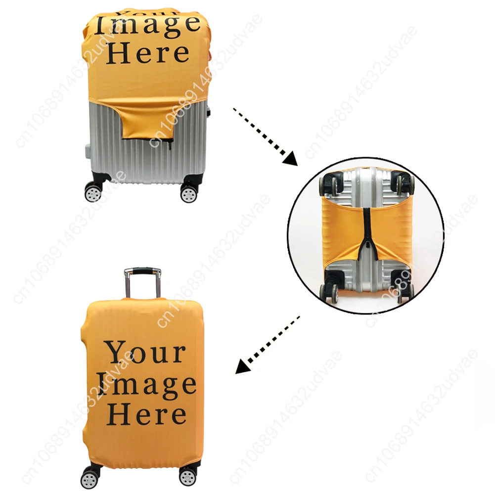 18 ''-32'' Trolley bagagli protettivi antipolvere coperture per valigie da viaggio elasticizzate copertura per bagagli impermeabile in Spandex