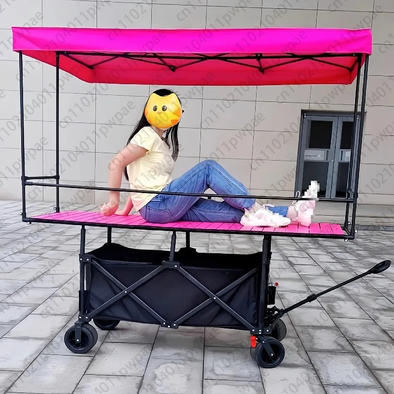 Carro De Vendedor Ambulante Extragrande Carrito Plegable Ajustable carro-de-vendedor-ambulante-extragrande-carrito-plegable-ajustable