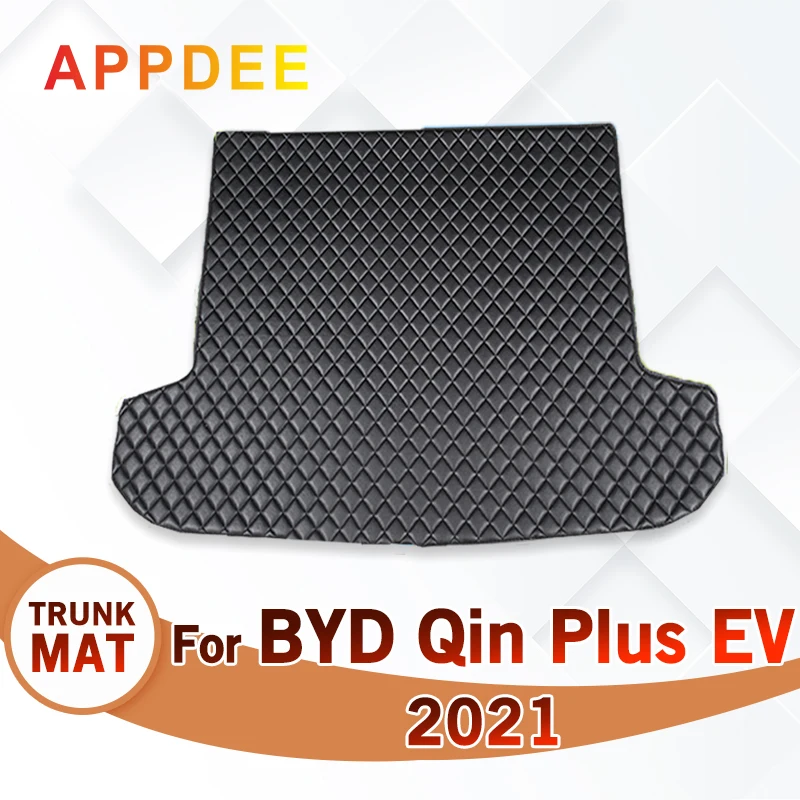 

Коврик для багажника автомобиля для BYD Qin Plus EV 2021, аксессуары для автомобиля на заказ, украшение интерьера автомобиля