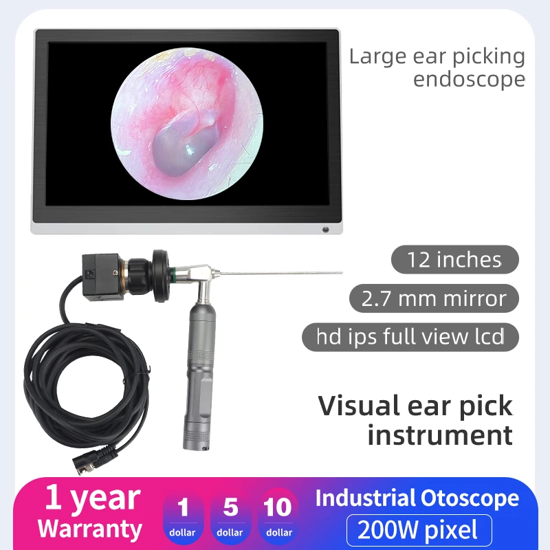 Jtsh500 Ultrahighdefinition Ent Endoscope Diameter 2.7mm Ent 12inch Highdefinition Screen