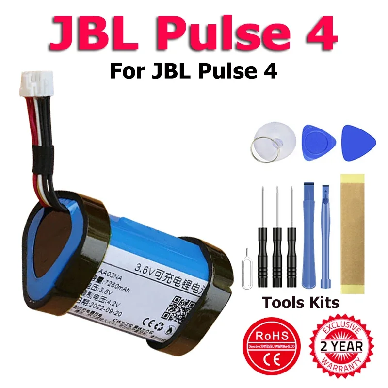 Xdou Batteria Jbl Pulse 4 Di Alta Qualità Per Jbl Pulse 4 Batterie Al Dettaglio Pacchetto Strumenti Gratuiti In Magazzino
