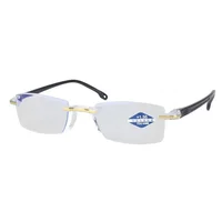 Lunettes de lecture Anti-rayons bleus pour hommes et femmes, coupe sans bords, presbytie, pour dames, lunettes à lumière bleue, nouvelle collection 6
