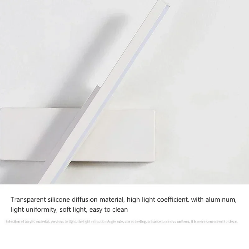 Modern LED Wall Lamp Stripes Wall Sconce for Bedroom Bedside Living Room Study Stairs Home Decor