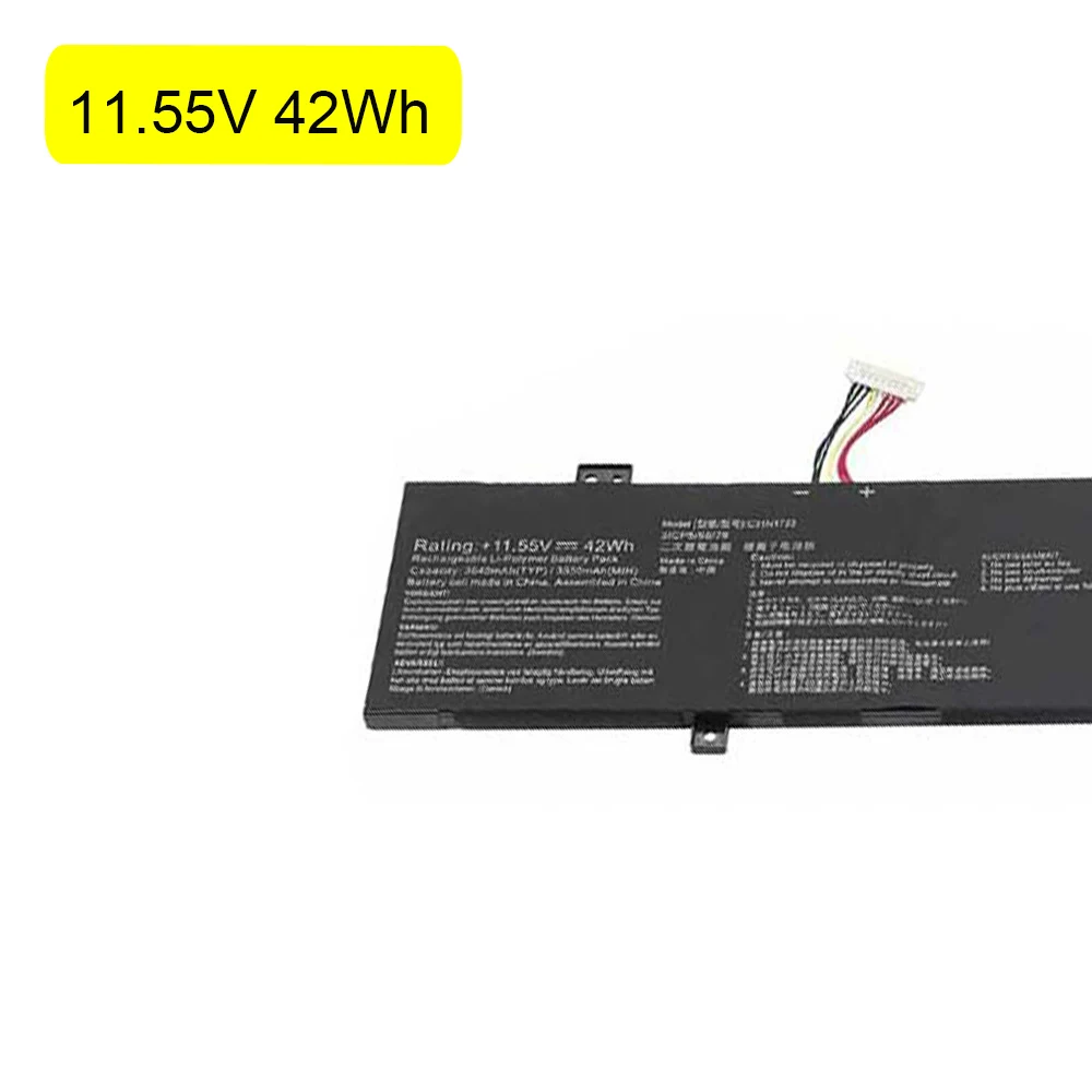 Dodomorn-bateria do Portátil para Asus Vivobook Flip 14 Tp412ua Tp412fa Series 0b20002970000 0b200-02970100 11.55v 42wh C31n1733 - Imagem 3