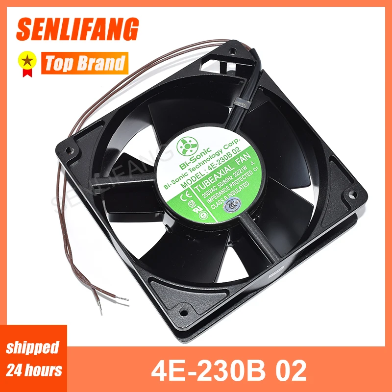 Ventilador Axial Resistente à Umidade de Metal Completo Bem Testado Alta Temperatura 22 w 21w 50hz 60hz Linhas Ac230v 4e230b 02 para Bi-sônico