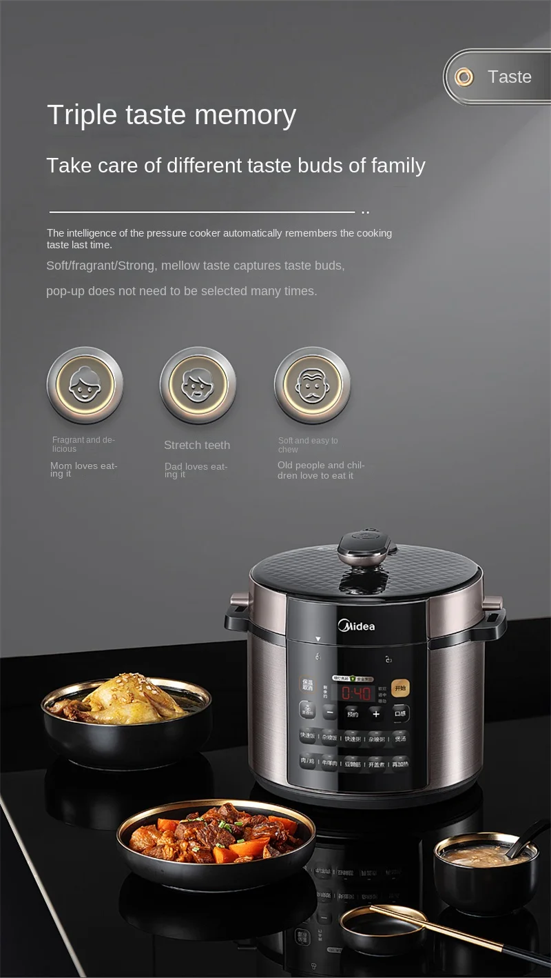 Description Picture 6 of itemHome Intelligent Electric Pressure Cooker 2 Inner Pots Instant Pot Pressure Cooker Multicooker Rice Cookers Kitchen Appliance